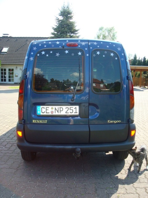 mein Sterne Kangoo von hinten