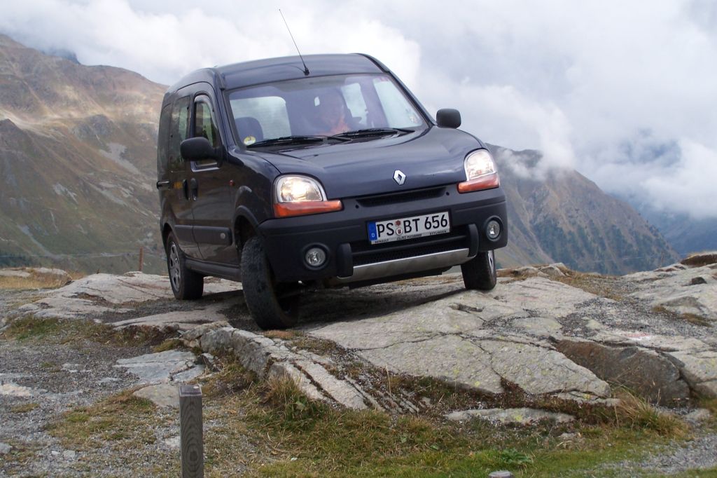 Kangoo 4x4 1.9 dCi auf Alpentour